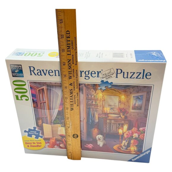 Ravensburger Paris Cozy Bathroom JigSaw Puzzle 500 Piece Large Format - Picture 8 of 9